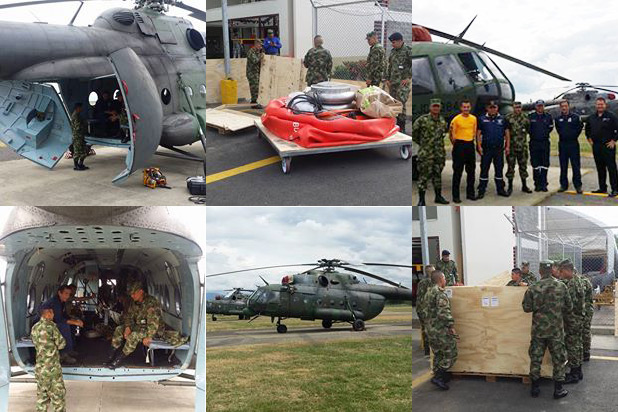 Colombia Armed Forces Chooses Cloudburst Fire Buckets