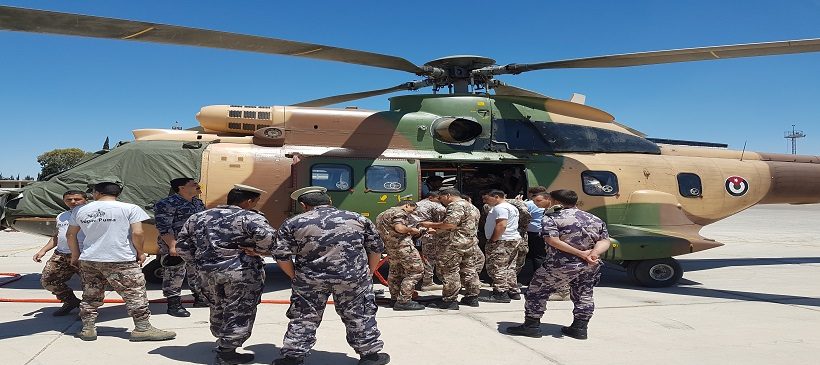 Cloudburst Fire Buckets – Jordanian Civil Defense Project – June 2017